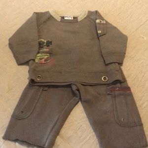 Mish boys 2pc outfit Size 12 months